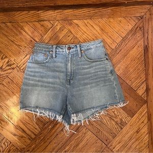 EUC Madewell Denim Mom Short